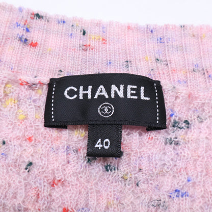 CHANEL [Like new/Domestic regular product] 25A P79975K11525 Leaf Plate Knit Vest