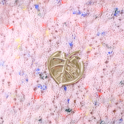 CHANEL [Like new/Domestic regular product] 25A P79975K11525 Leaf Plate Knit Vest
