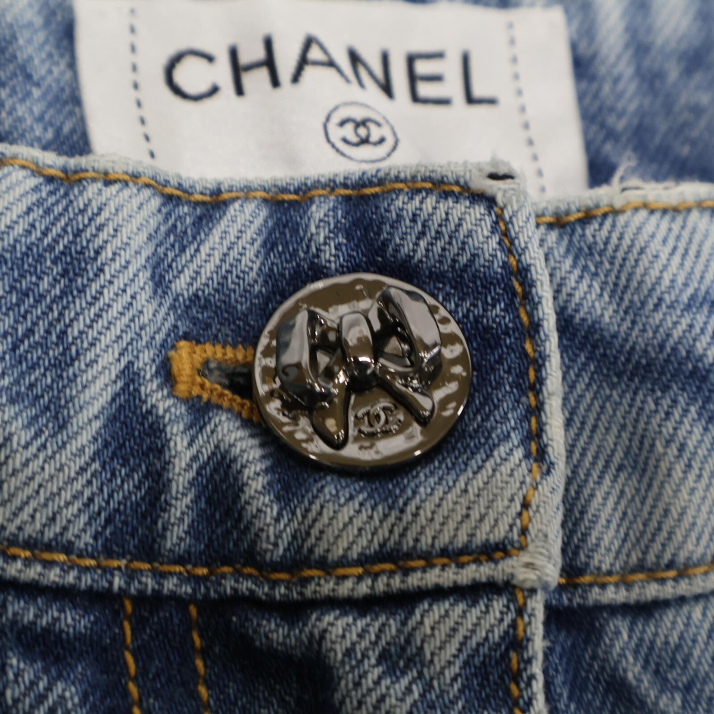 CHANEL 香奈儿 【全新同款/国内正品】26SS P80580V73058 蝴蝶结牛仔裤 下装