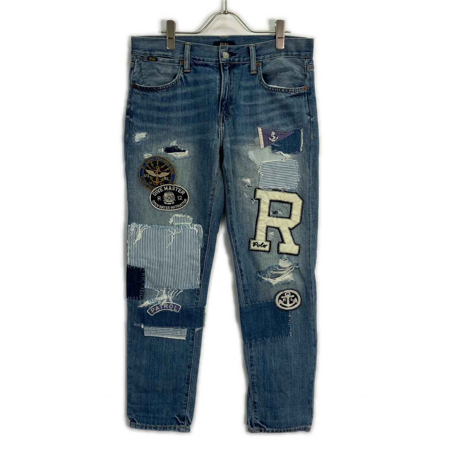 POLO RALPH LAUREN ポロ ラルフローレン ﾊﾟｯﾁ ﾃﾞﾆﾑﾊﾟﾝﾂ ボトムス 27