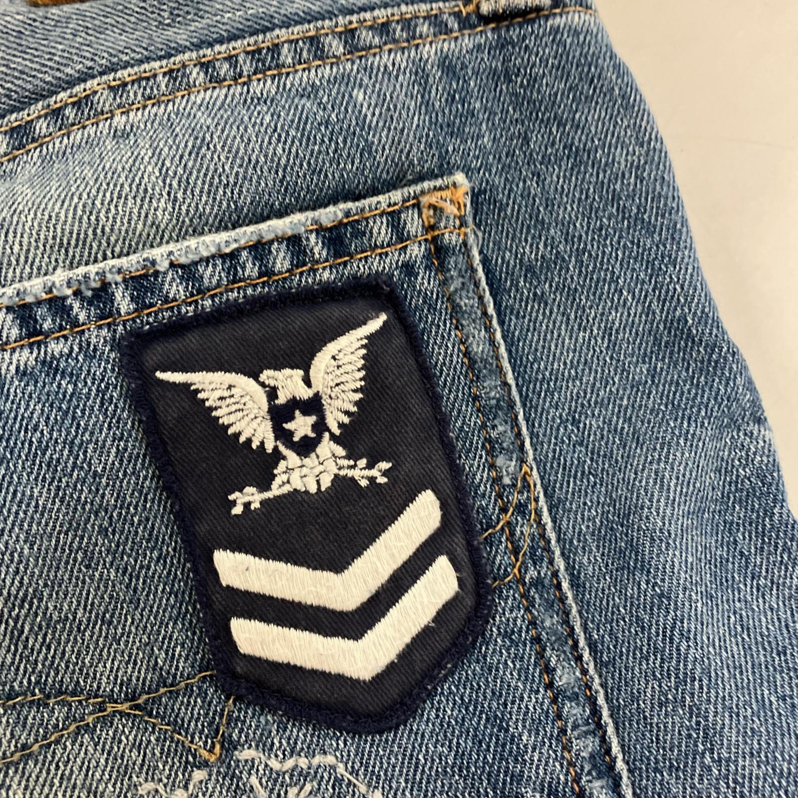 POLO RALPH LAUREN ポロ ラルフローレン パッチ デニムパンツ ボトムス