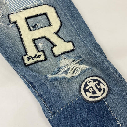 POLO RALPH LAUREN ポロ ラルフローレン ﾊﾟｯﾁ ﾃﾞﾆﾑﾊﾟﾝﾂ ボトムス 27