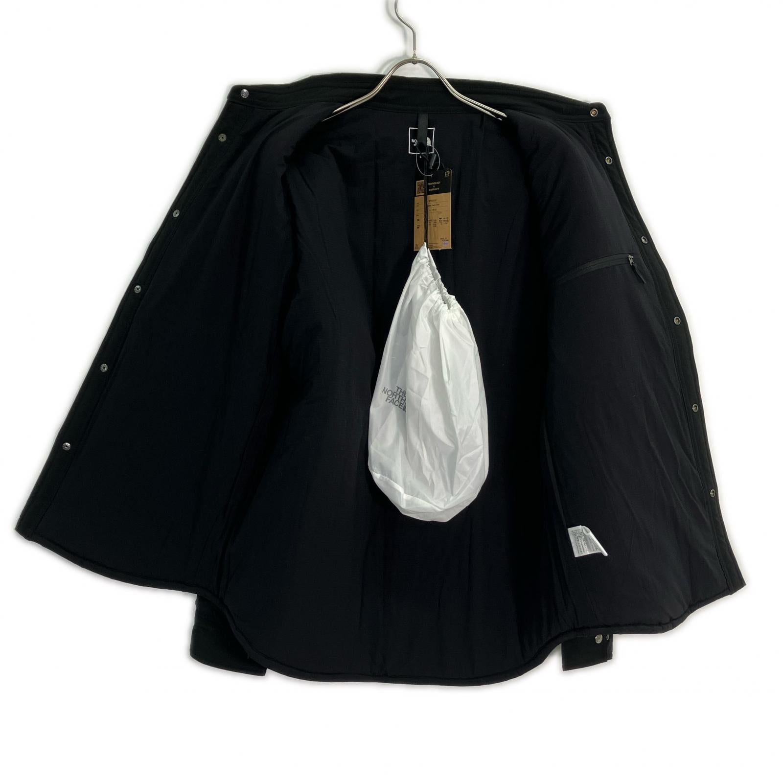 THE NORTH FACE ノースフェイス 23年 NY82331 ブラック Meadow Warm Shirt メドウウォームシャツ トップス