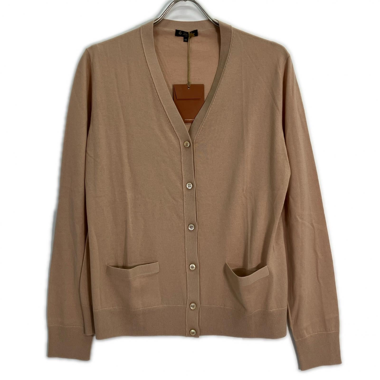 Loro Piana ロロピアーナ MAC3539 FAL2935 ピンクベージュ カシミヤ100 カーディガン トップス