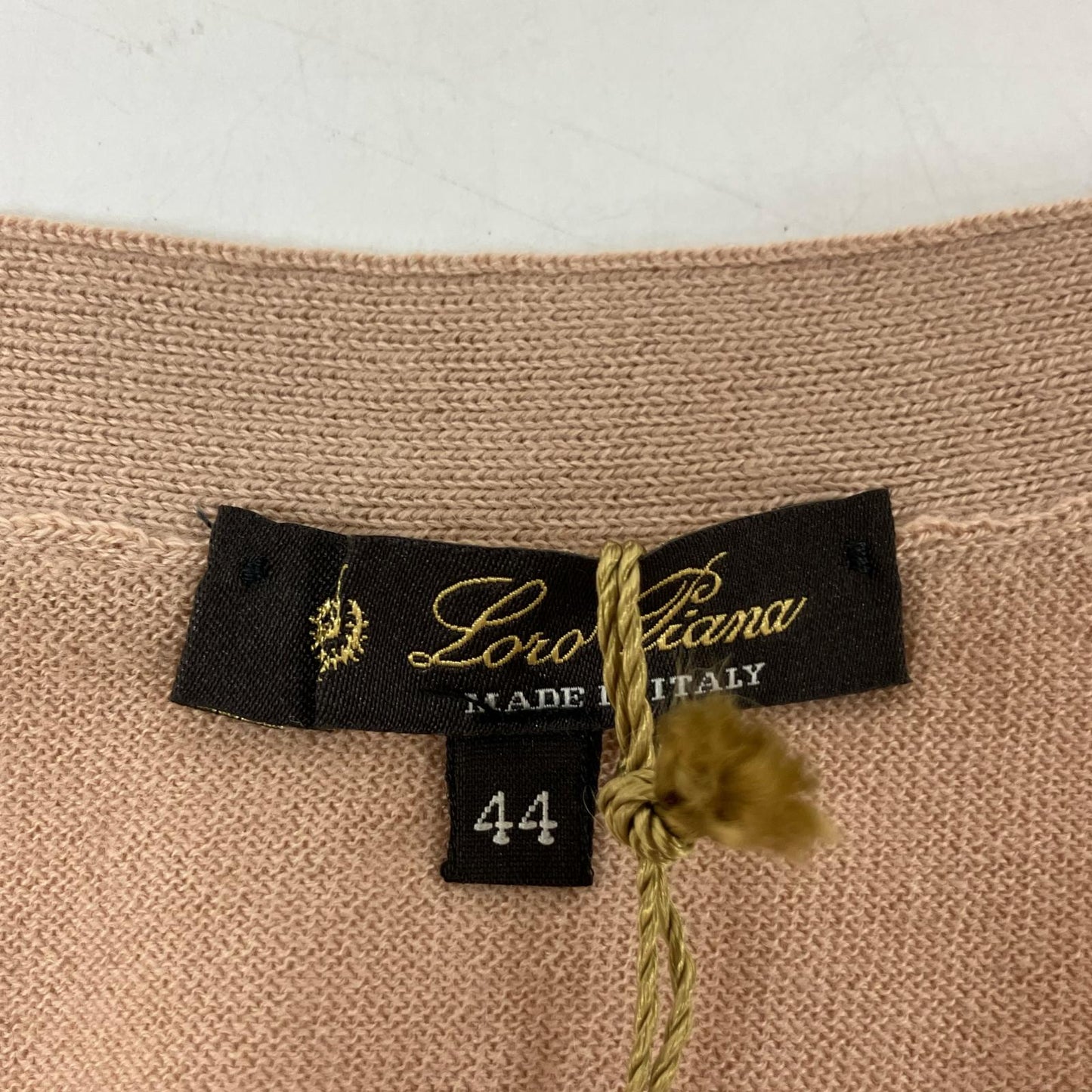 Loro Piana ロロピアーナ MAC3539 FAL2935 ピンクベージュ カシミヤ100 カーディガン トップス
