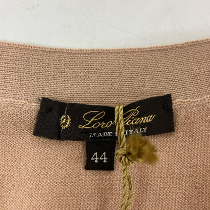 Loro Piana ロロピアーナ MAC3539 FAL2935 ピンクベージュ カシミヤ100 カーディガン トップス