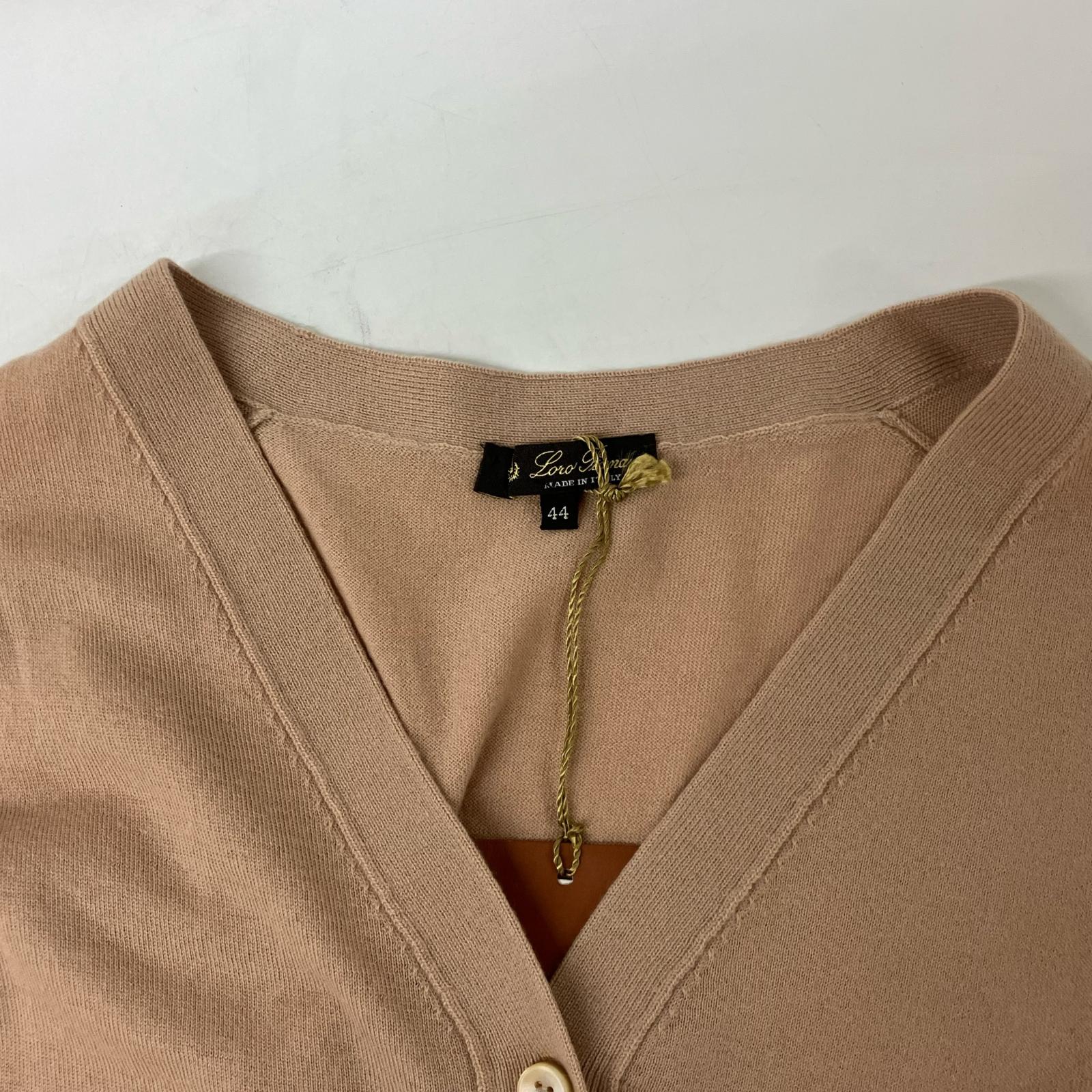 Loro Piana ロロピアーナ MAC3539 FAL2935 ピンクベージュ カシミヤ100 カーディガン トップス
