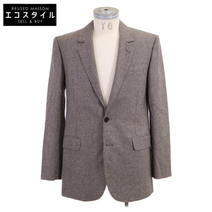 CELINE セリーヌ 【新品同様/国内正規/23年製】2V53G497R マイクロハウンドトゥース エルボーパッチ テーラードジャケット ジャケット