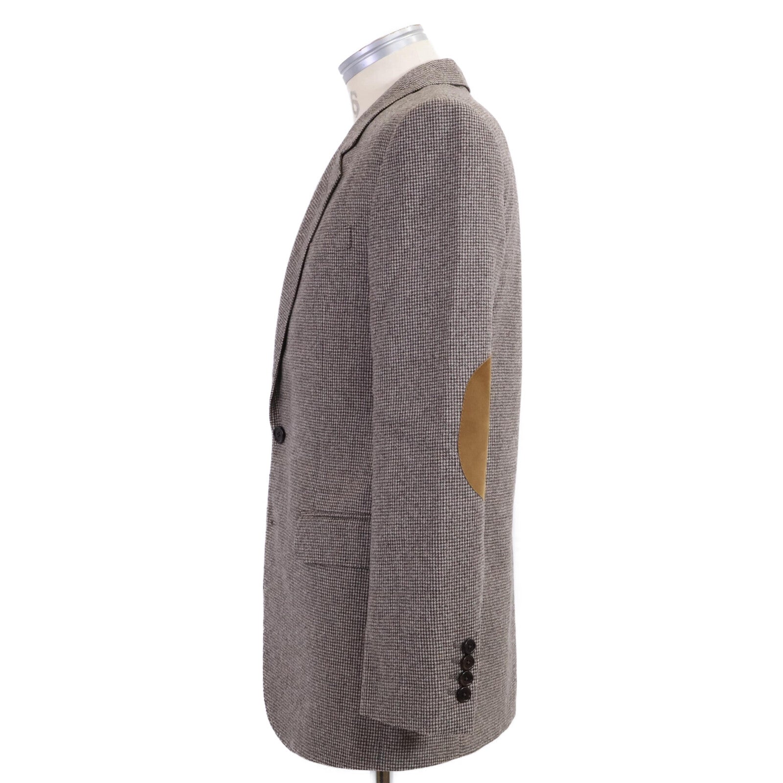 CELINE セリーヌ 【新品同様/国内正規/23年製】2V53G497R マイクロハウンドトゥース エルボーパッチ テーラードジャケット ジャケット