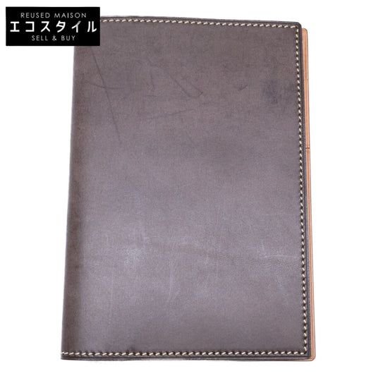 MANSOU 万双 【美品】m00000238 ブライドル手帳カバー A6 文房具