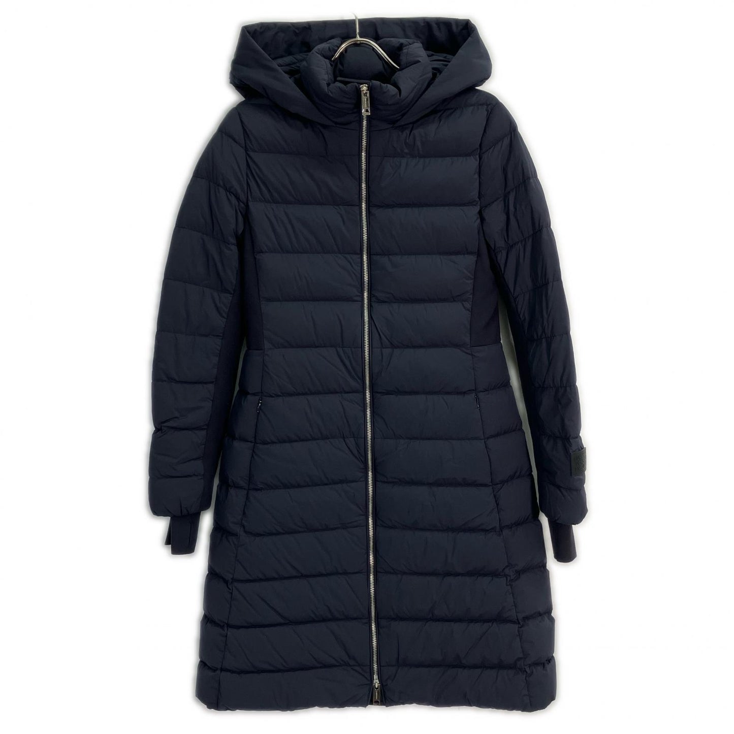BURBERRY LONDON 博柏利 8067299 海军蓝 尼龙连帽羽绒大衣 S码