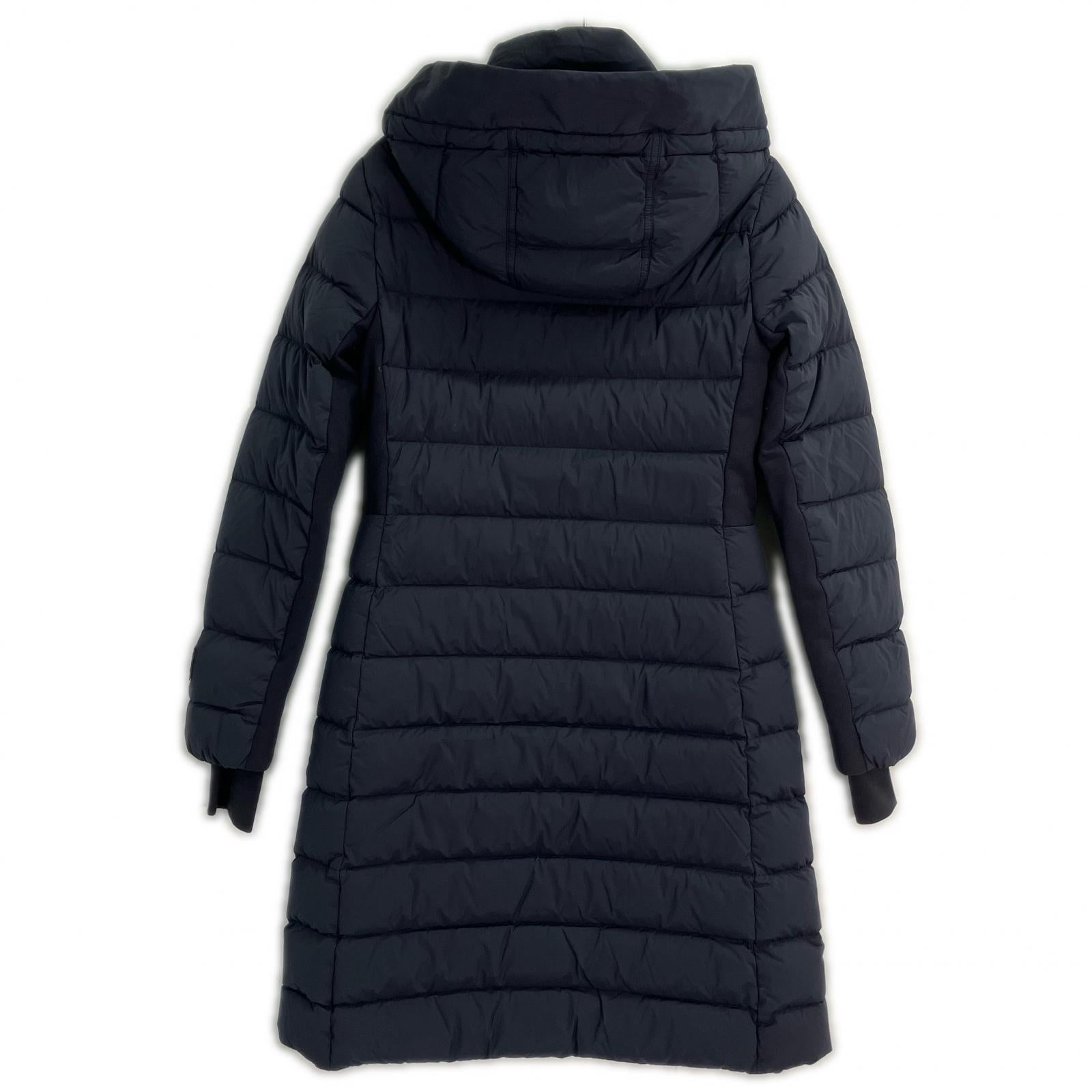 BURBERRY LONDON 博柏利 8067299 海军蓝 尼龙连帽羽绒大衣 S码