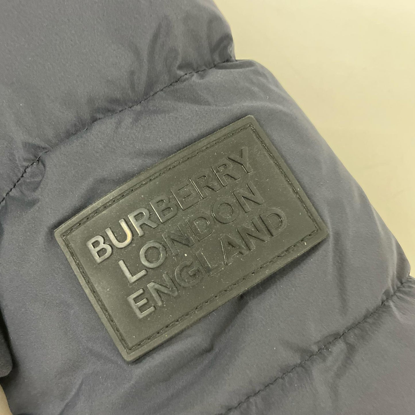 BURBERRY LONDON バーバリーロンドン 8067299 ﾈｲﾋﾞｰ ﾅｲﾛﾝﾌｰﾃﾞｯﾄﾞﾀﾞｳﾝｺｰﾄ コート S