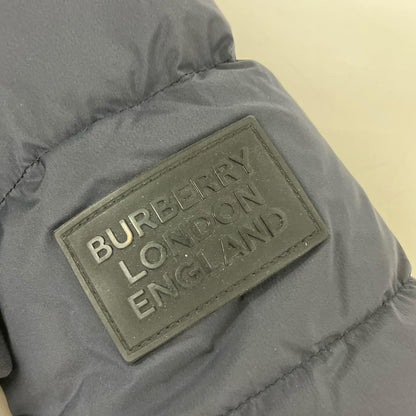 BURBERRY LONDON 博柏利 8067299 海军蓝 尼龙连帽羽绒大衣 S码