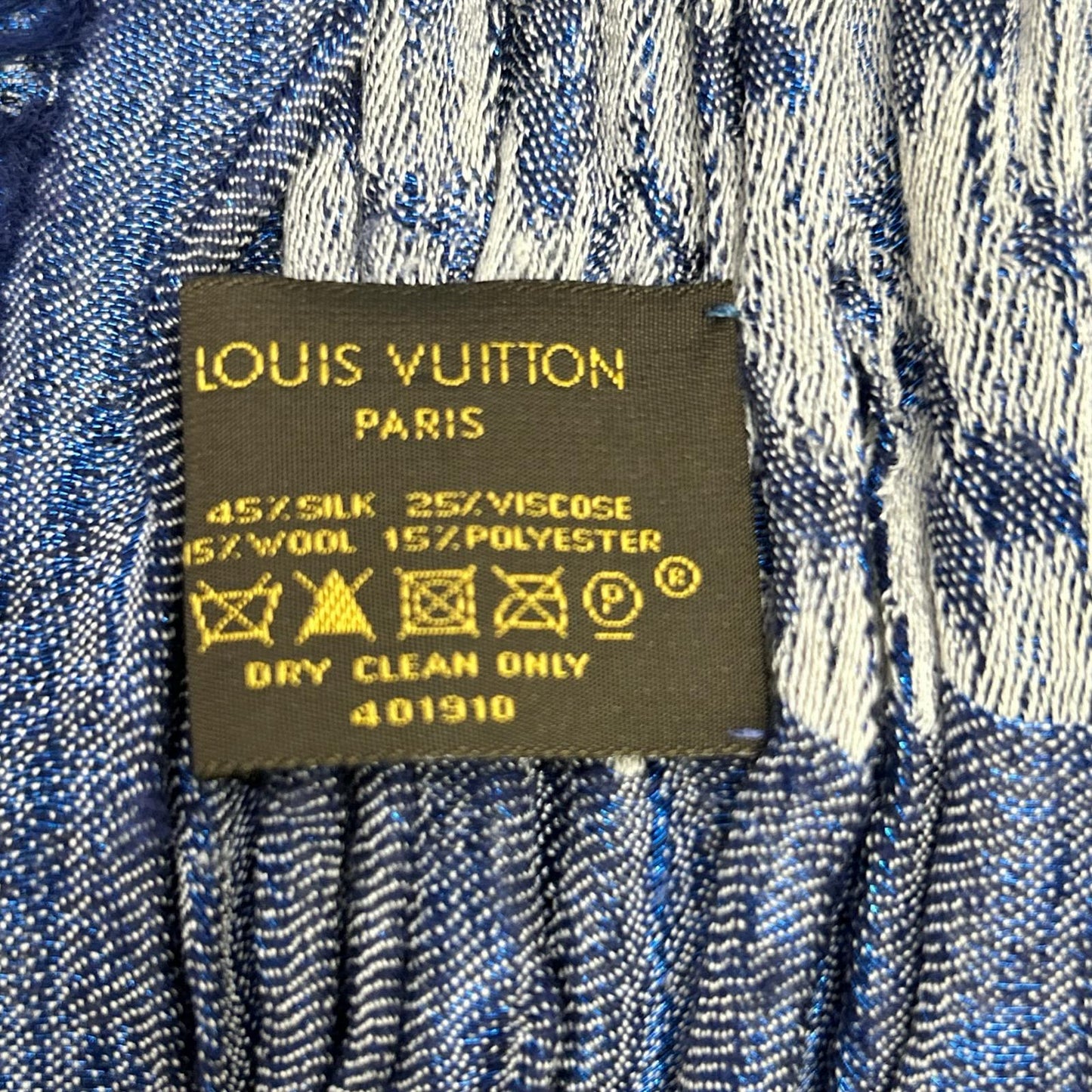 LOUIS VUITTON 路易威登 401910 Monogram Pleated 围巾 女士
