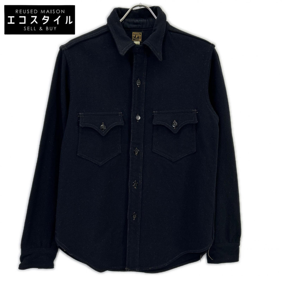 FREEWHEELERS フリーホイーラーズ CPOシャツ ブラック ウール ジャケット