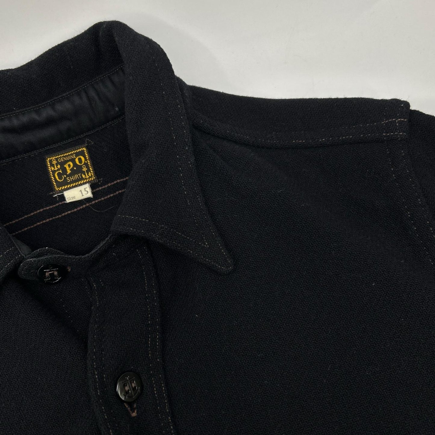 FREEWHEELERS フリーホイーラーズ CPOシャツ ブラック ウール ジャケット