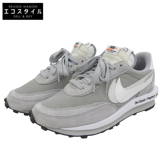 NIKE ナイキ 美品 Fragment LDワッフル スニーカー シューズ メンズ グレー 27cm DH2684-001 シューズ