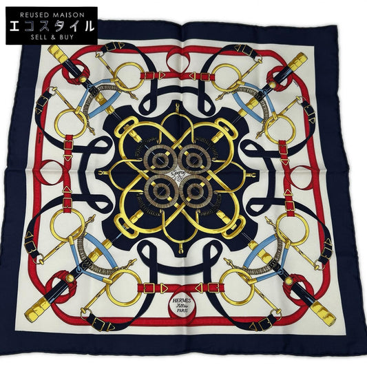 HERMES Carre 40 Apron d'Or 100% Silk Scarf