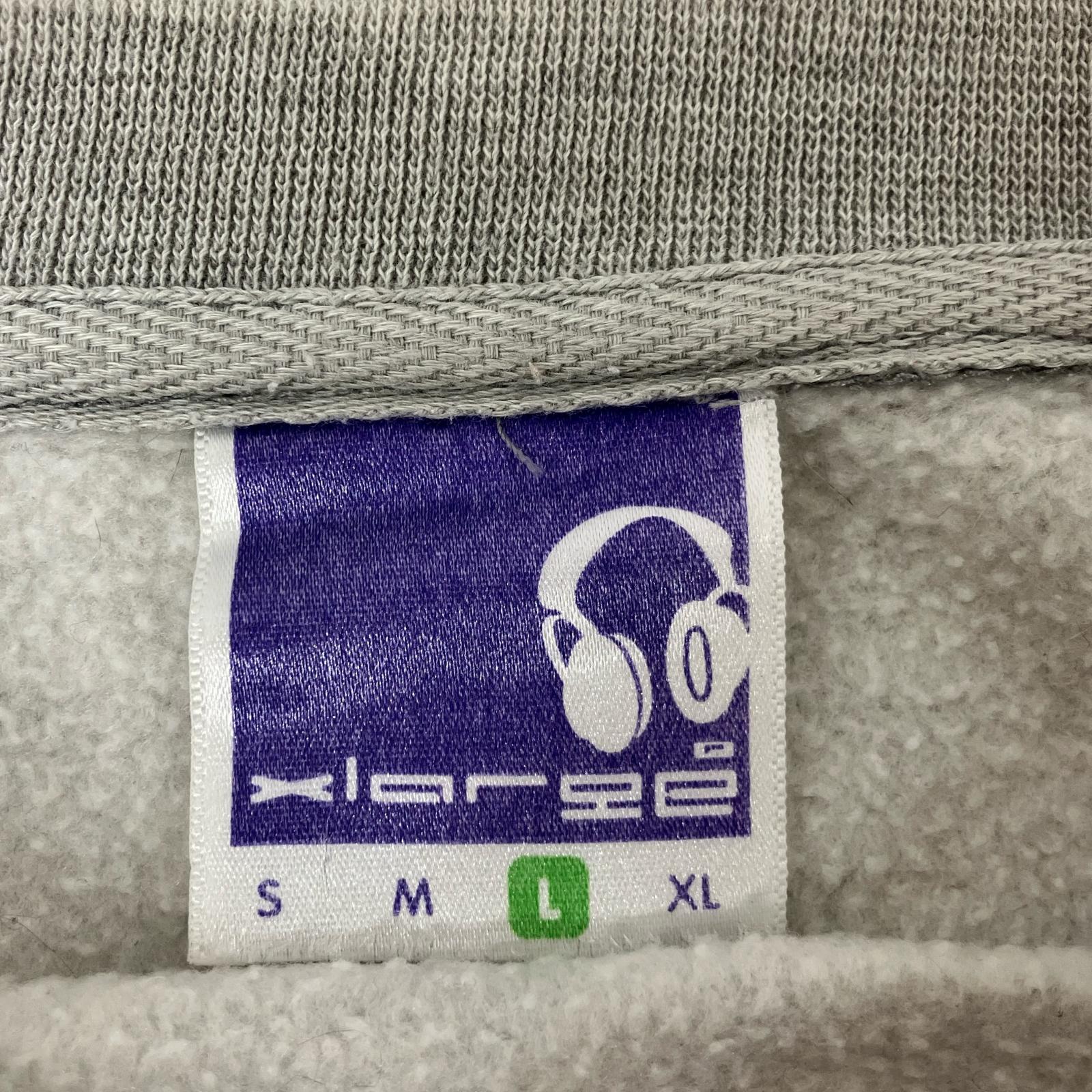 XLARGE エクストララージ 90s 旧タグ グレー ゴリラロゴ スウェット トップス