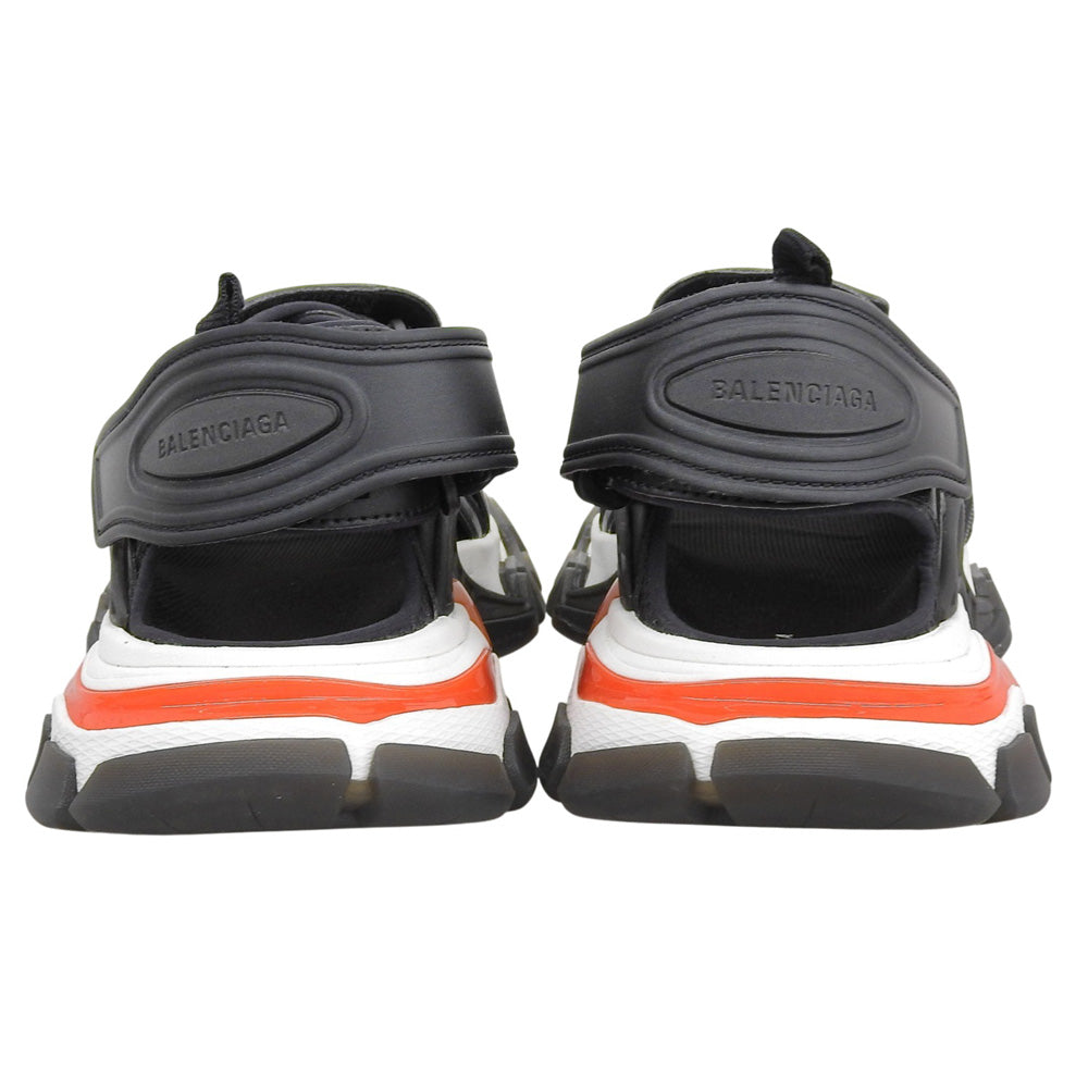 BALENCIAGA バレンシアガ ベルトクロス トラックサンダル シューズ メンズ ブラック 27.5cm 655954 シューズ