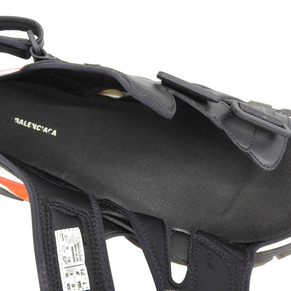 BALENCIAGA バレンシアガ ベルトクロス トラックサンダル シューズ メンズ ブラック 27.5cm 655954 シューズ