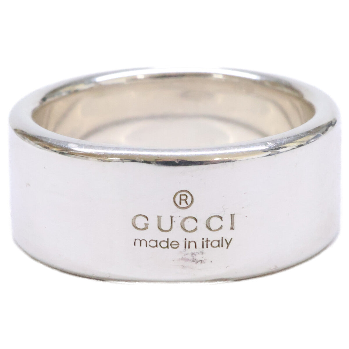 GUCCI Ag925 Diagonal Interlocking G Ring