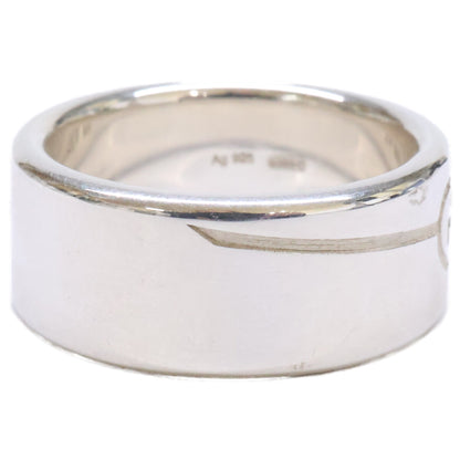 GUCCI Ag925 Diagonal Interlocking G Ring