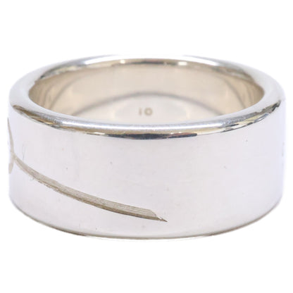 GUCCI Ag925 Diagonal Interlocking G Ring