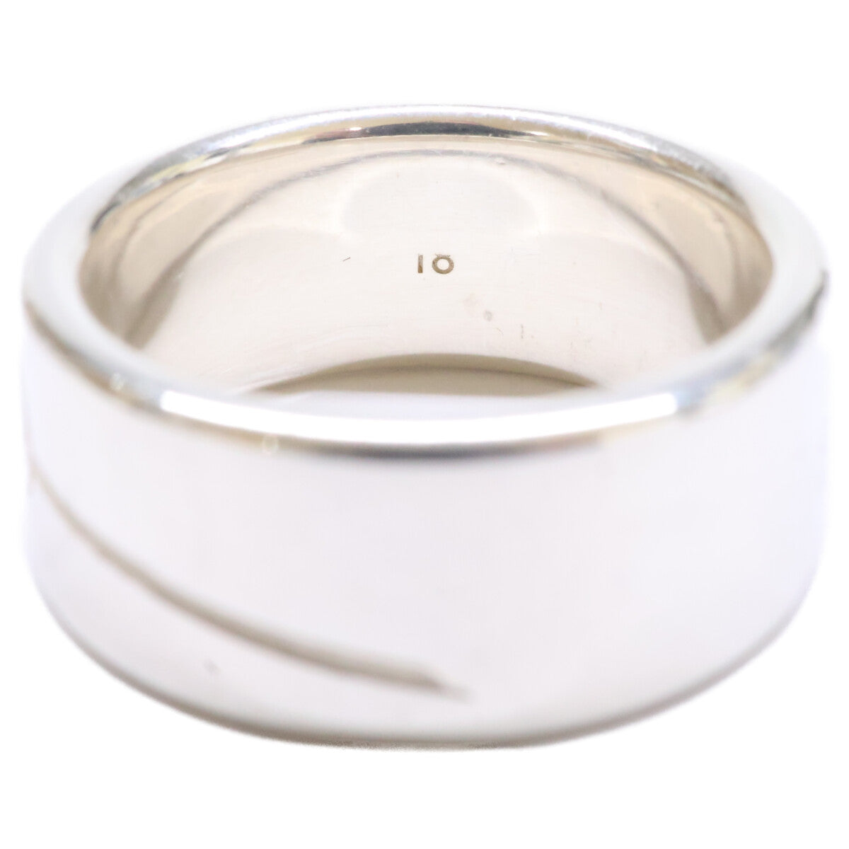 GUCCI Ag925 Diagonal Interlocking G Ring