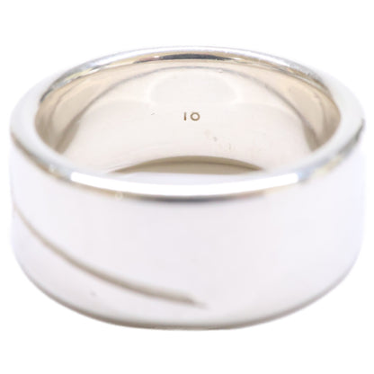 GUCCI Ag925 Diagonal Interlocking G Ring