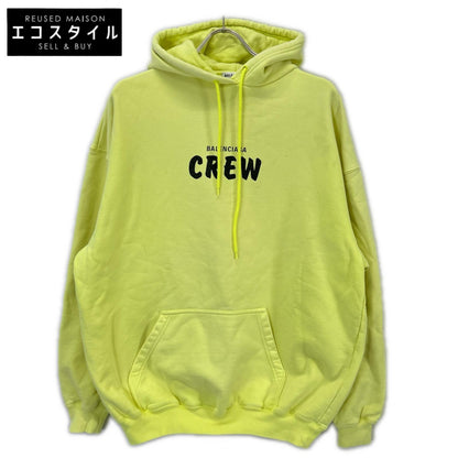 BALENCIAGA バレンシアガ 578135 イエロー CREW プルオーバーパーカー トップス