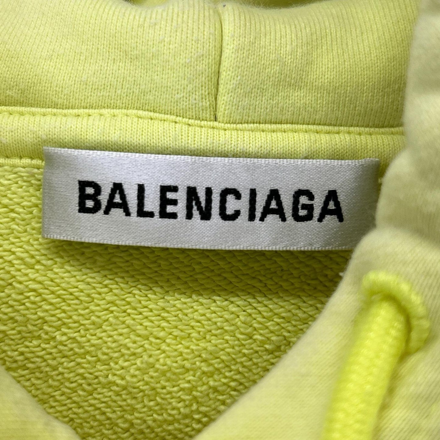 BALENCIAGA バレンシアガ 578135 イエロー CREW プルオーバーパーカー トップス