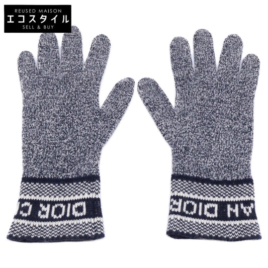 Christian Dior クリスチャンディオール 15DWI754I177 カシミヤ混ウール グローブ