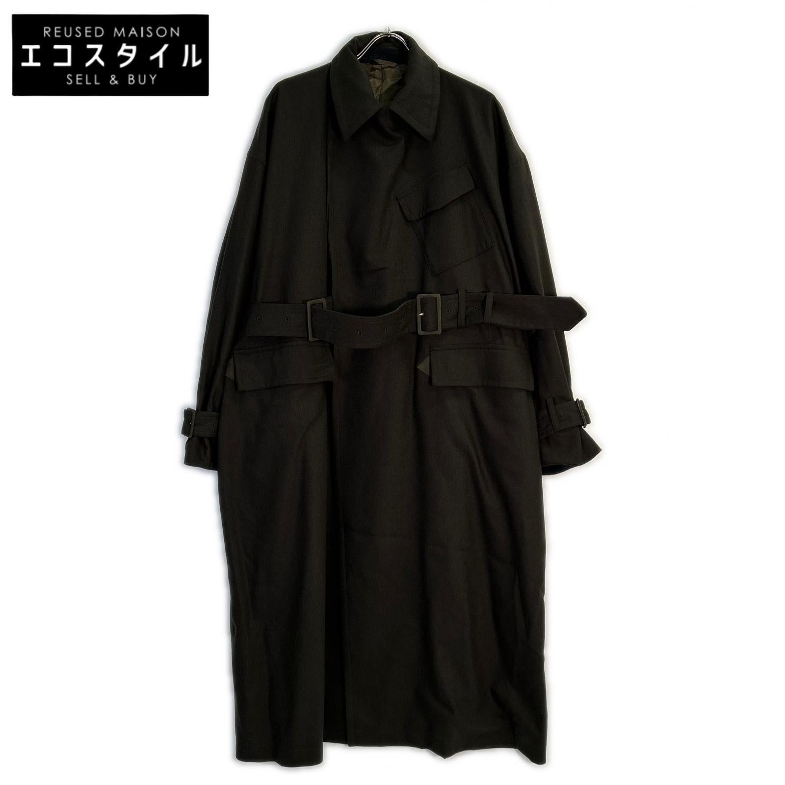 RAINMAKER 20AW RM202-001 Cashmere Blend Wool Motorcycle Coat F