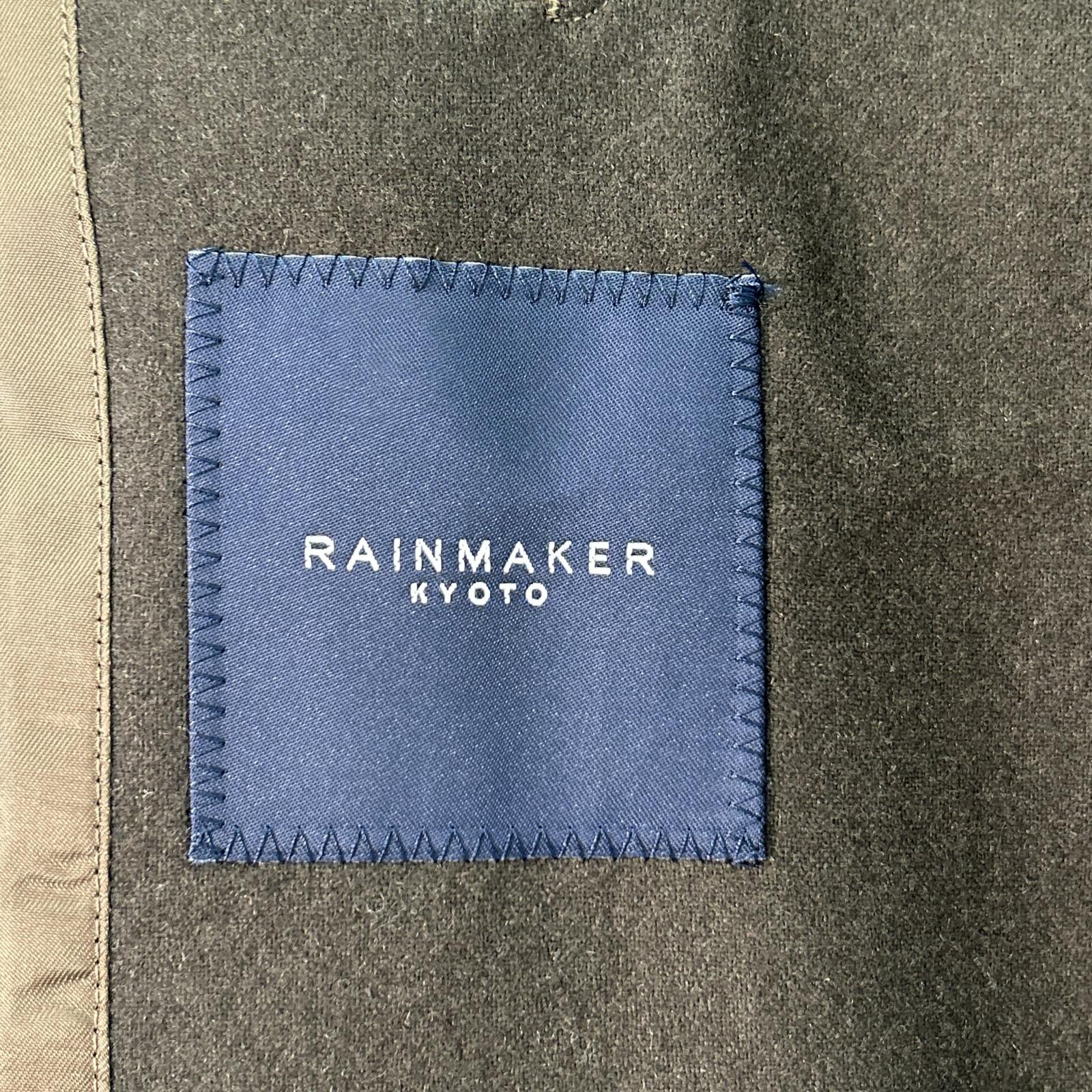 RAINMAKER 20AW RM202-001 Cashmere Blend Wool Motorcycle Coat F