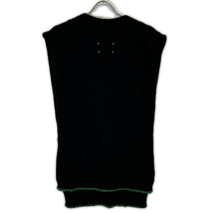 Maison Margiela S50TH0052 Black Knit Vest Vest