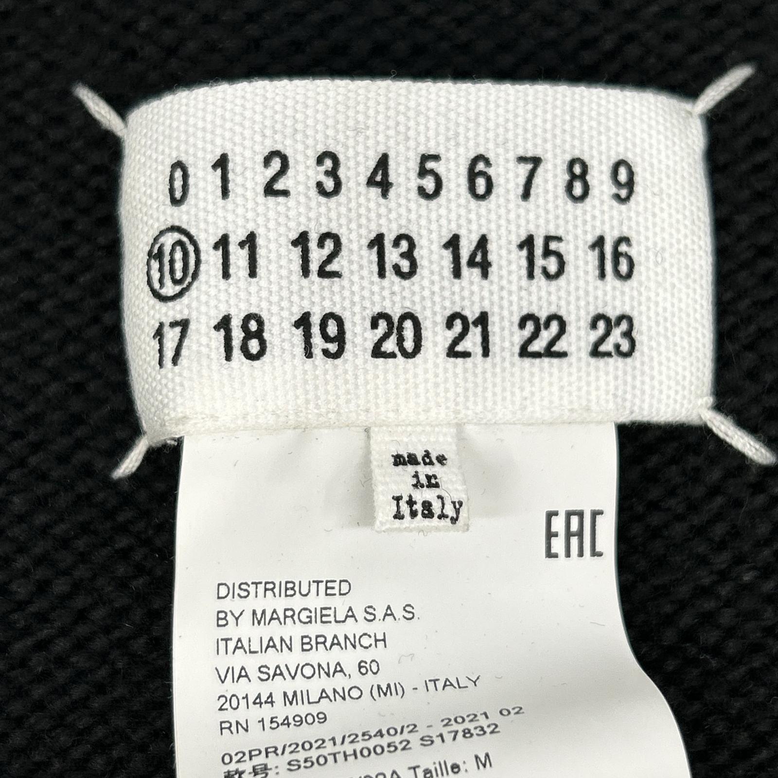 Maison Margiela S50TH0052 Black Knit Vest Vest