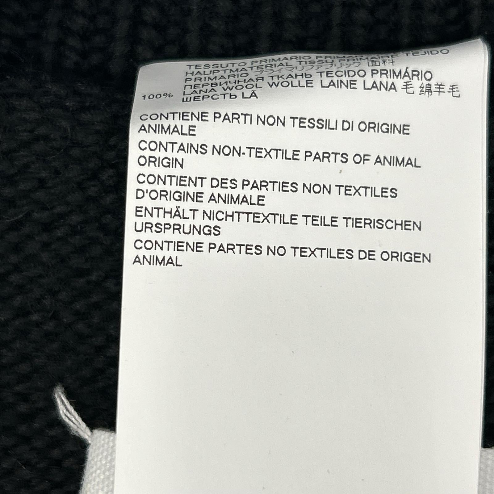 Maison Margiela メゾンマルジェラ S50TH0052 ブラック ニットベスト ベスト