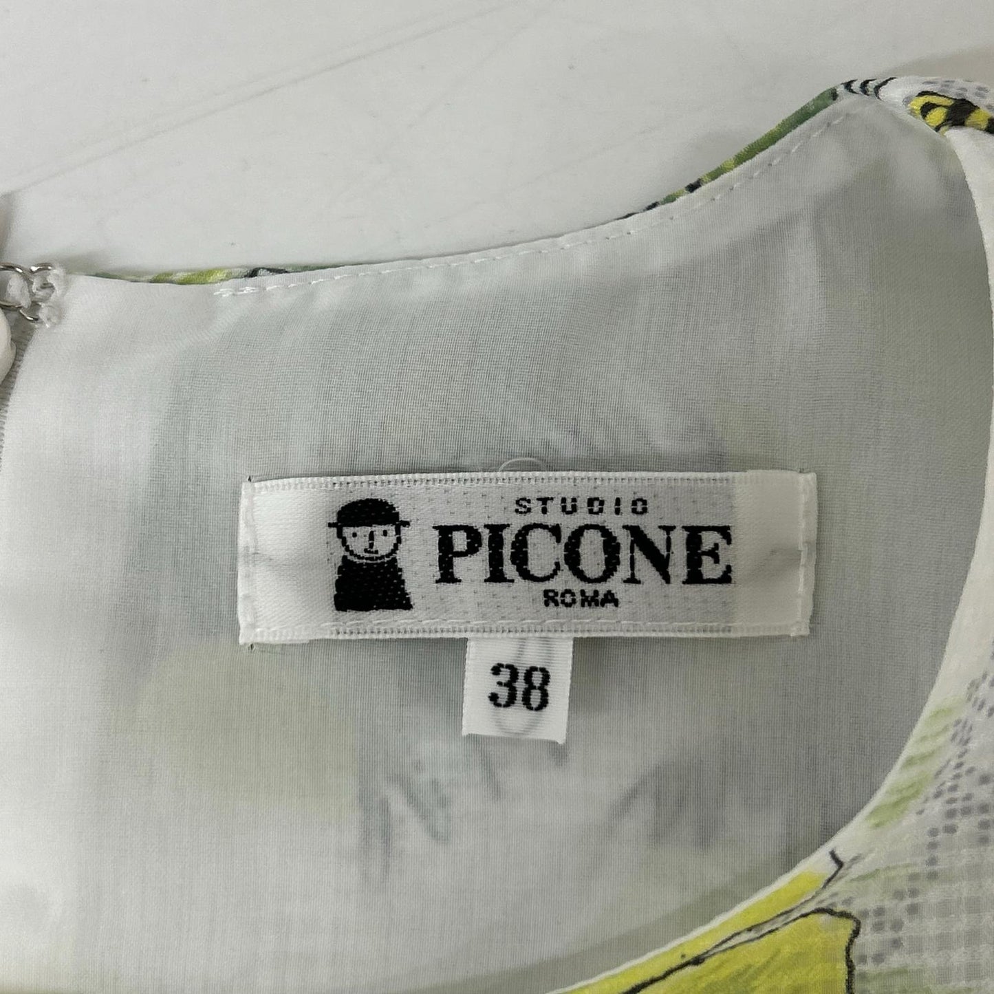 PICONE ピッコーネ P351503 24SS ハイビスカス柄サッカー地ノースリワンピース ワンピース