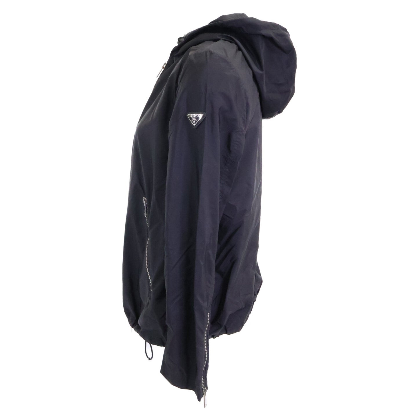 PRADA 【Domestic】29Z597 Triangle Logo Zip-Up Hoodie Jacket