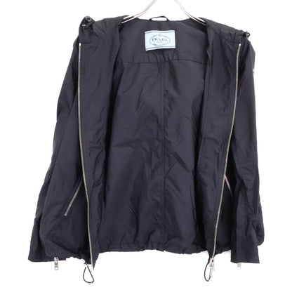 PRADA 【Domestic】29Z597 Triangle Logo Zip-Up Hoodie Jacket