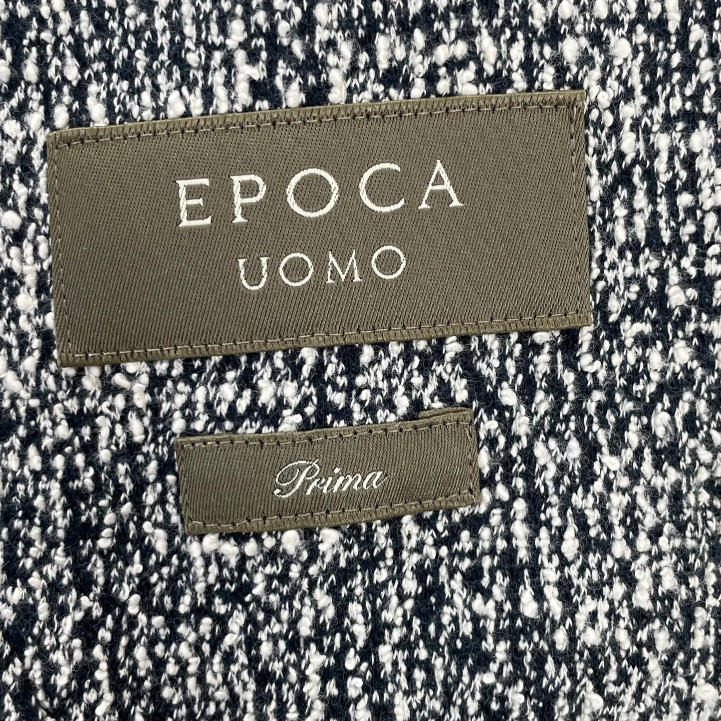EPOCA UOMO エポカウォモ M1E25-799-28 ホワイト×ブラック セットアップ メランジジャケット ジャケット