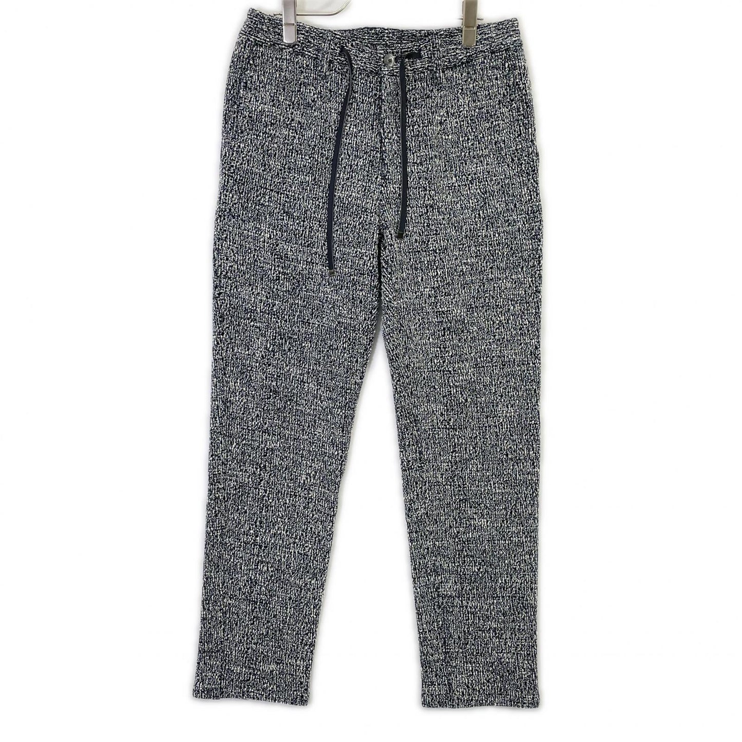 EPOCA UOMO エポカウォモ M1R49-799-28 ﾎﾜｲﾄ×ﾌﾞﾗｯｸ ｾｯﾄｱｯﾌﾟ ﾒﾗﾝｼﾞﾊﾟﾝﾂ ボトムス 46 メンズ