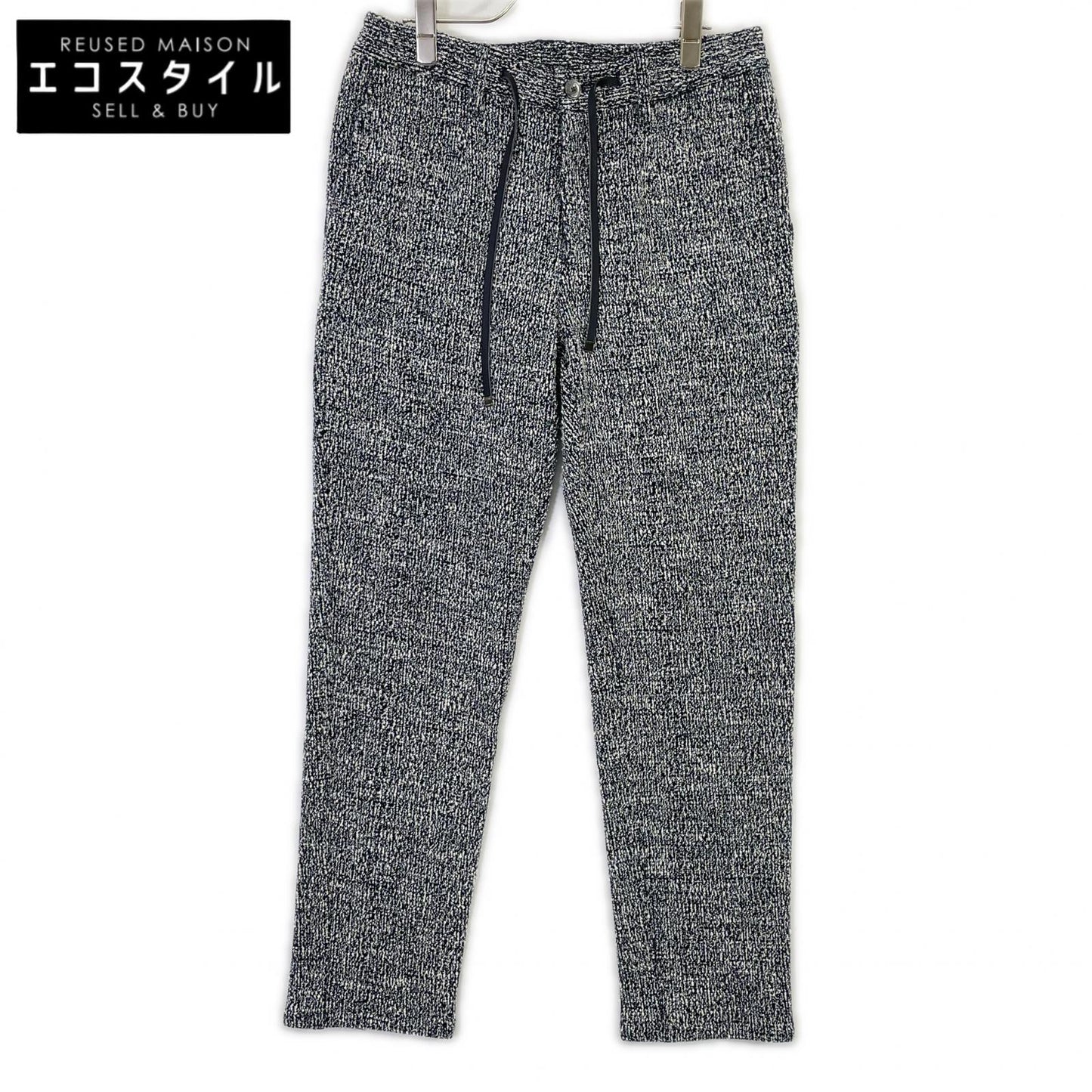EPOCA UOMO エポカウォモ M1R49-799-28 ホワイト×ブラック セットアップ メランジパンツ ボトムス
