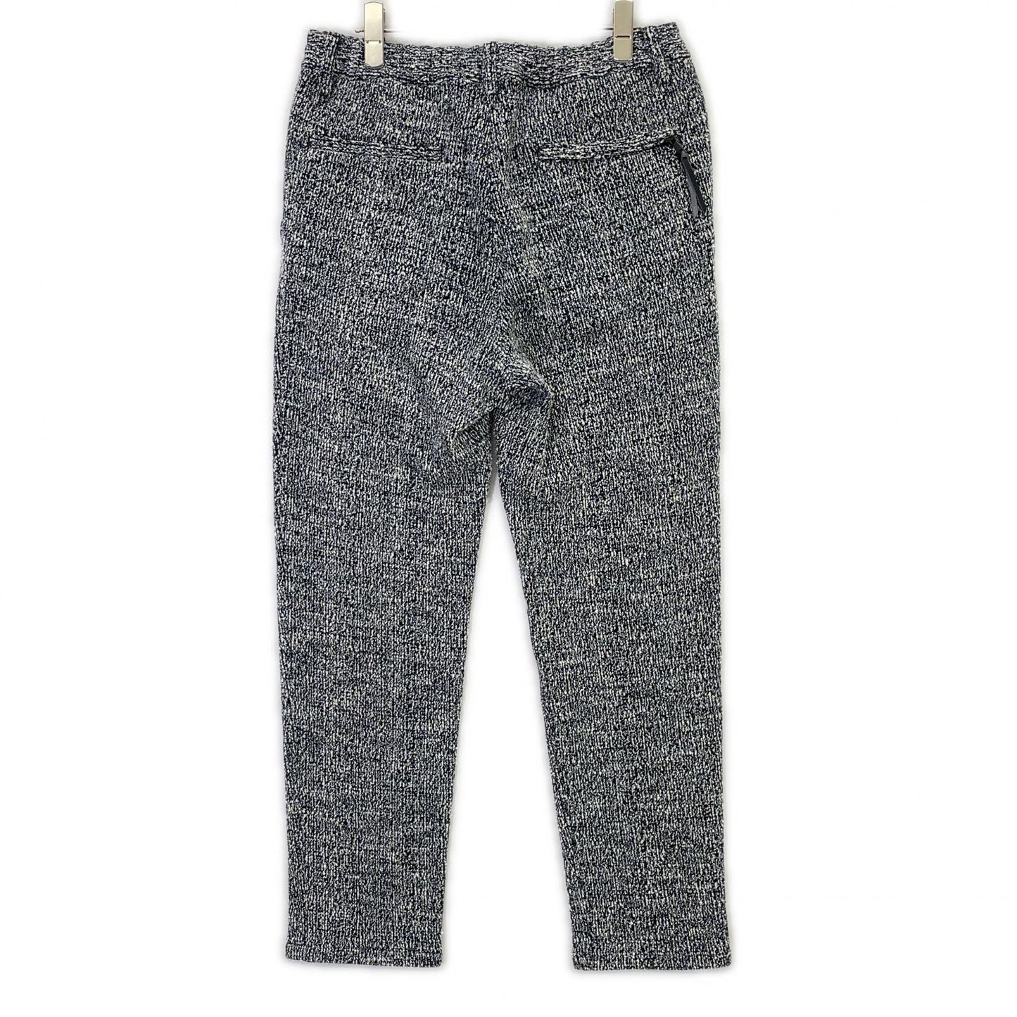 EPOCA UOMO エポカウォモ M1R49-799-28 ﾎﾜｲﾄ×ﾌﾞﾗｯｸ ｾｯﾄｱｯﾌﾟ ﾒﾗﾝｼﾞﾊﾟﾝﾂ ボトムス 46 メンズ