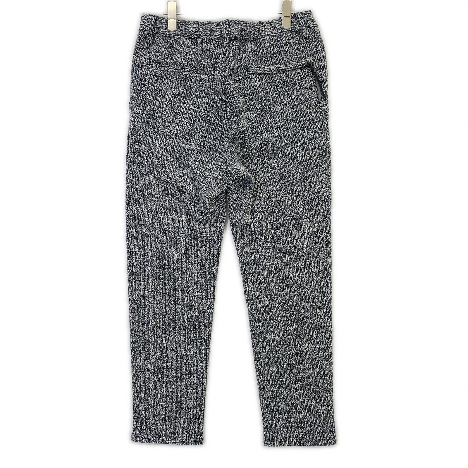 EPOCA UOMO エポカウォモ M1R49-799-28 ﾎﾜｲﾄ×ﾌﾞﾗｯｸ ｾｯﾄｱｯﾌﾟ ﾒﾗﾝｼﾞﾊﾟﾝﾂ ボトムス 46 メンズ