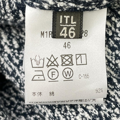 EPOCA UOMO エポカウォモ M1R49-799-28 ホワイト×ブラック セットアップ メランジパンツ ボトムス