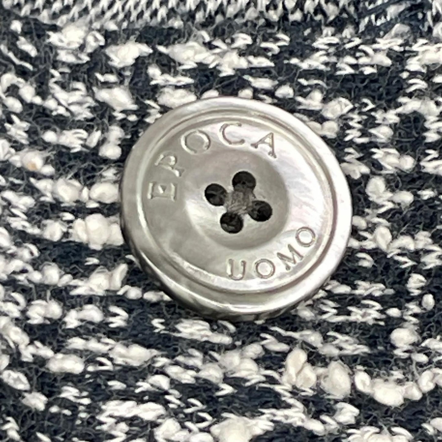 EPOCA UOMO エポカウォモ M1R49-799-28 ホワイト×ブラック セットアップ メランジパンツ ボトムス