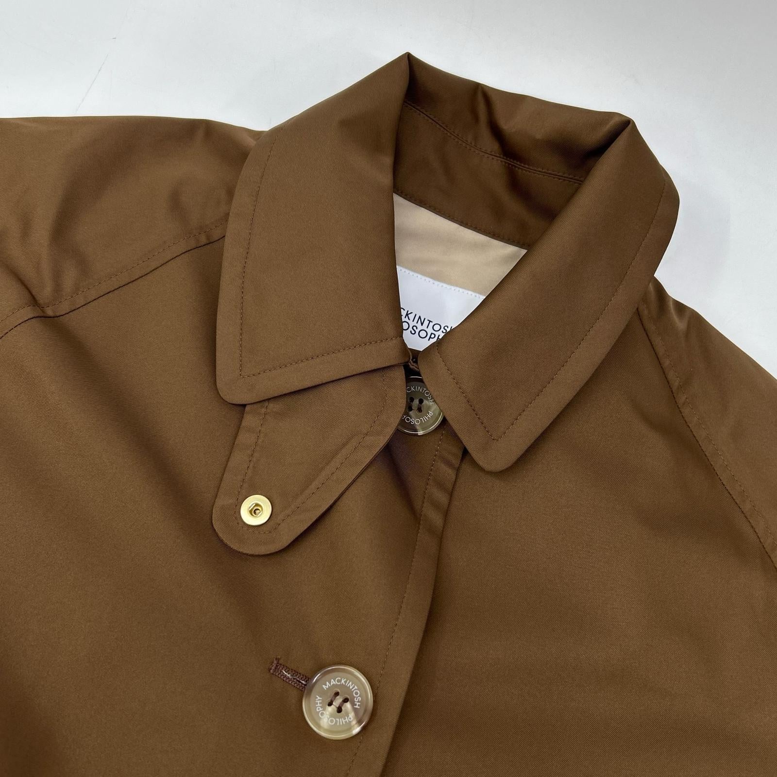 MACKINTOSH PHILOSOPHY マッキントッシュフィロソフィー 26年製 H5A21-702-55 ブラウン WELBURY コート コート